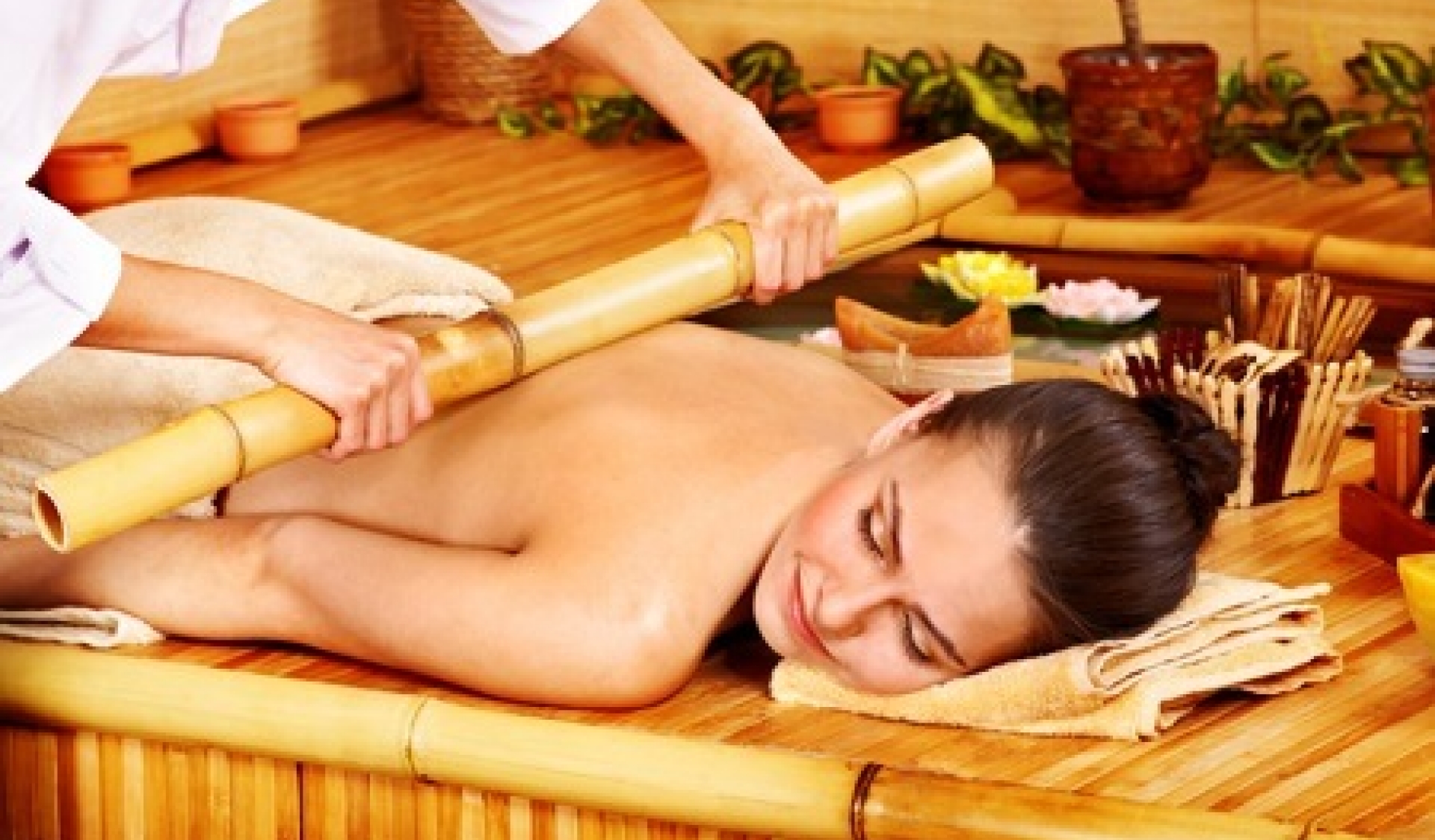 massaggio al bambù